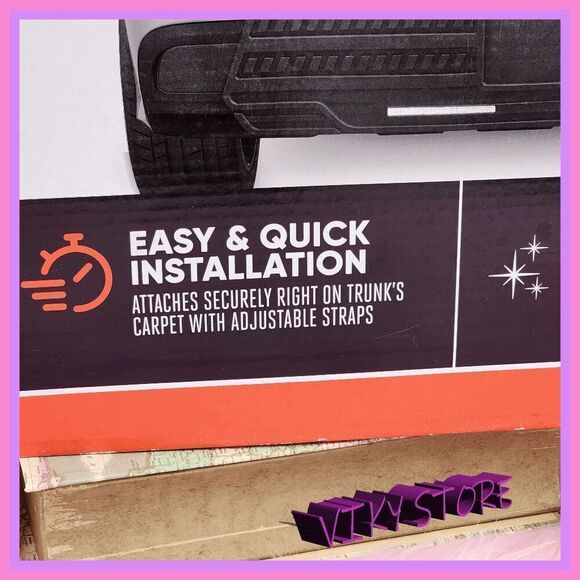 💕 NWT Motortrend Reflective Rear Bumper Guard 46" x 13" #7154 💕 - Picture 4 of 7